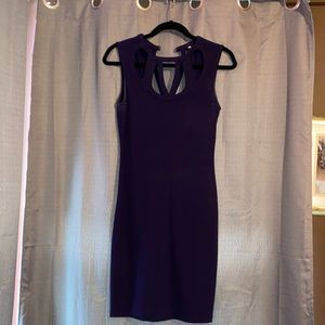 Navy blue bodycon dress